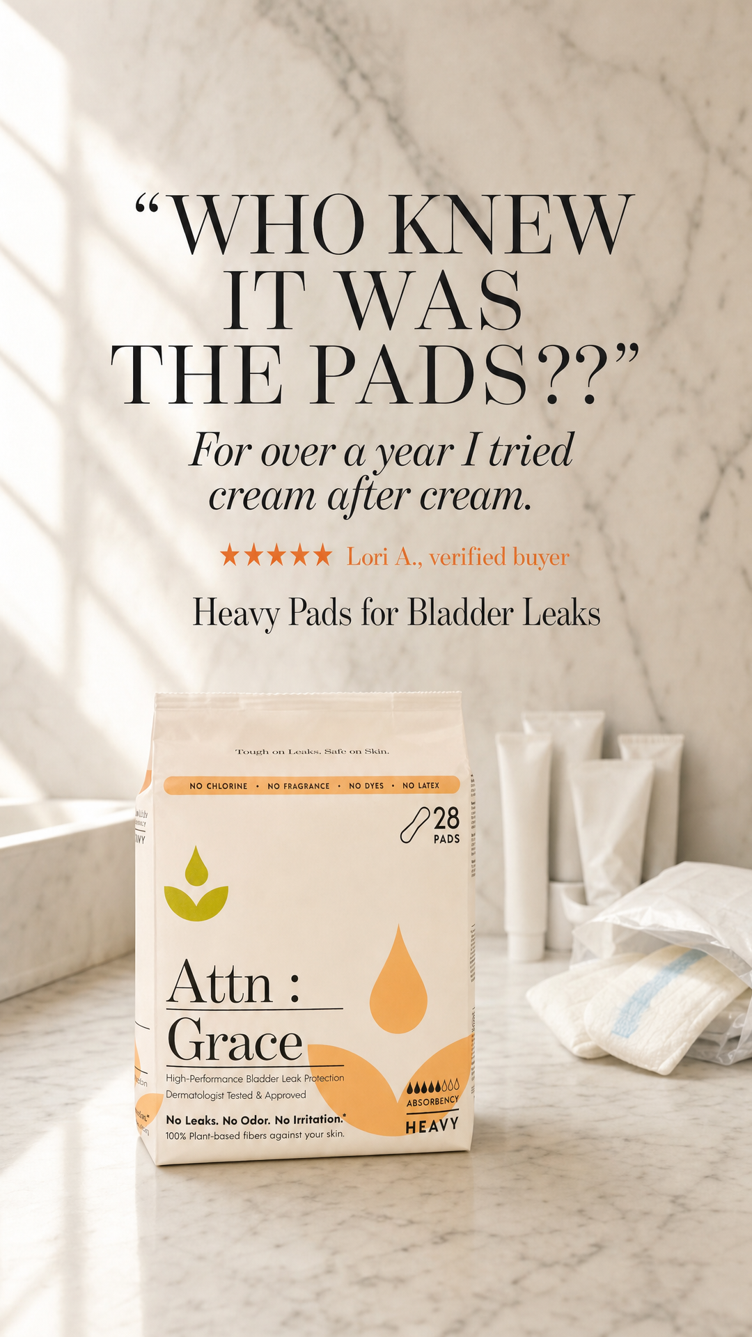 01. Testimonial: WHO KNEW IT WAS THE PADS??