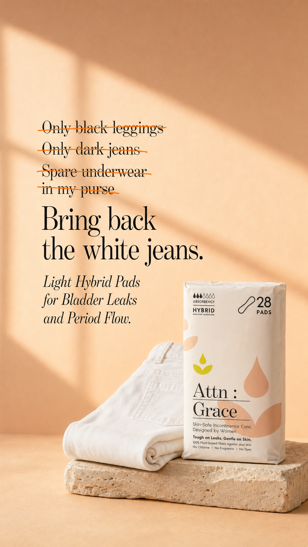 04. Strikethrough list: bring back the white jeans