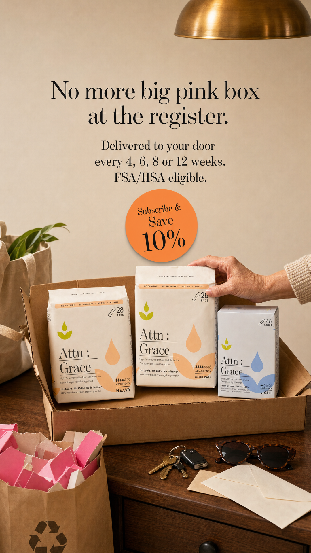 12. Subscription: no more big pink box at the register